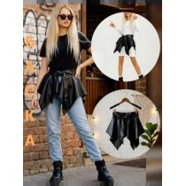 Баска-пояс кожа PU черная