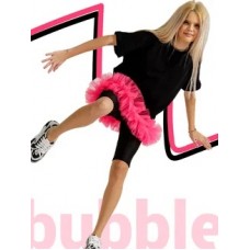 Футболка с пышным воланом Bubble фуксия