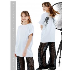 Футболка туника с крыльями