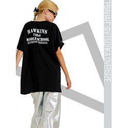 Футболка туника рваная с надписью