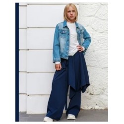 Синяя накидка килт