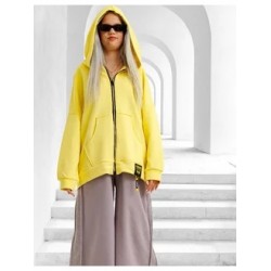 Толстовка на молнии желтая Bloomy-Line