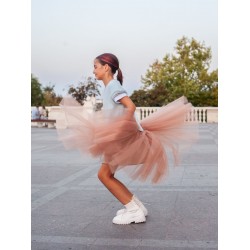 Фатиновая юбка EXTRA-пышности песочная