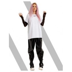 Лонгслив c рукавами сетка белый