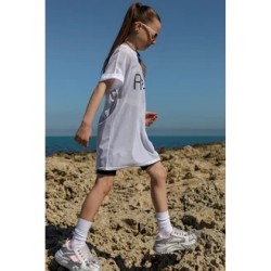 Туника-сетка пляжная в сетку белая RELAX