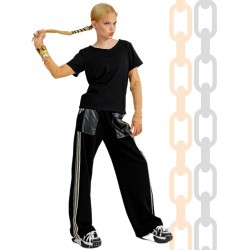  Лонгслив футболка c рукавами сетка "Браслеты"