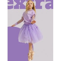 Фатиновая юбка EXTRA пышности (миди) лаванда