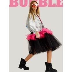 Фатиновая юбка-шорты Bubble супер объем с розовым