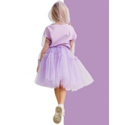 Фатиновая юбка EXTRA пышности (миди) лаванда